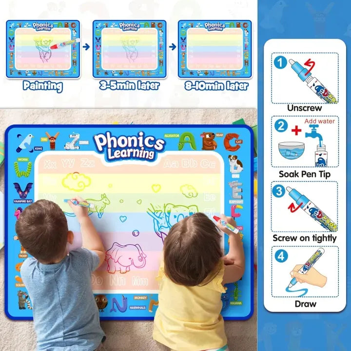 Magical Water Canvas Doodle Mat For Kids