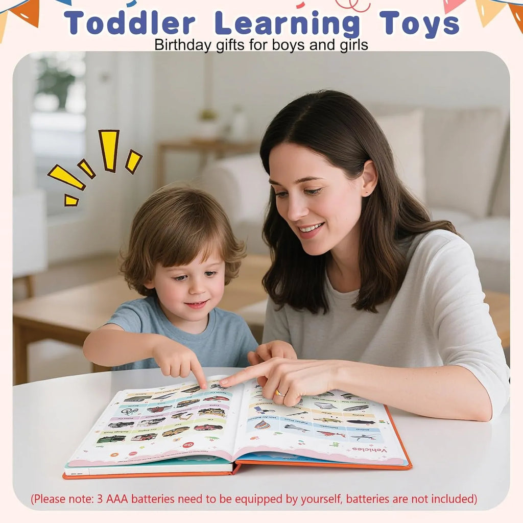 4 In 1 First English Word Talking Book Set For Kids