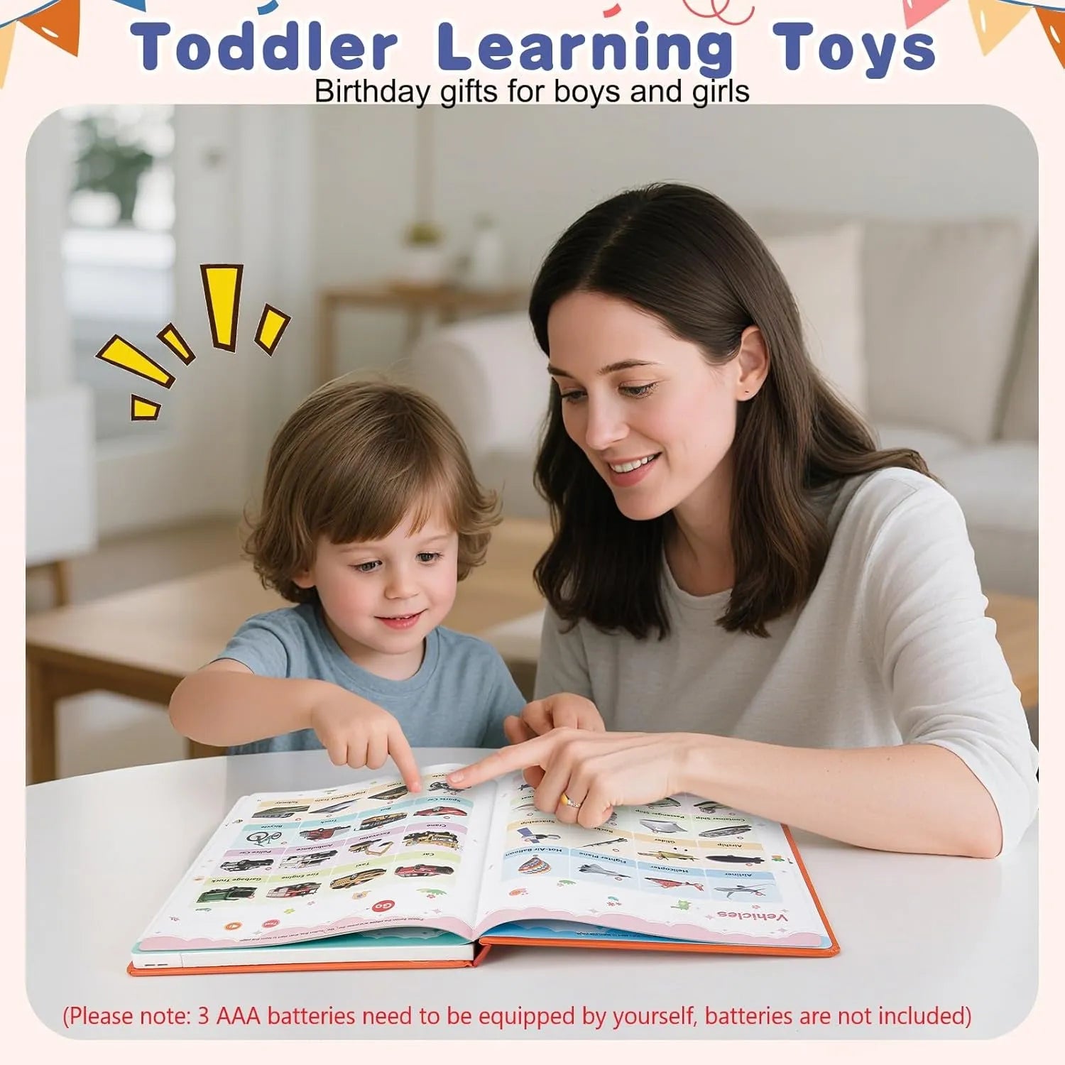 4 In 1 First English Word Talking Book Set For Kids