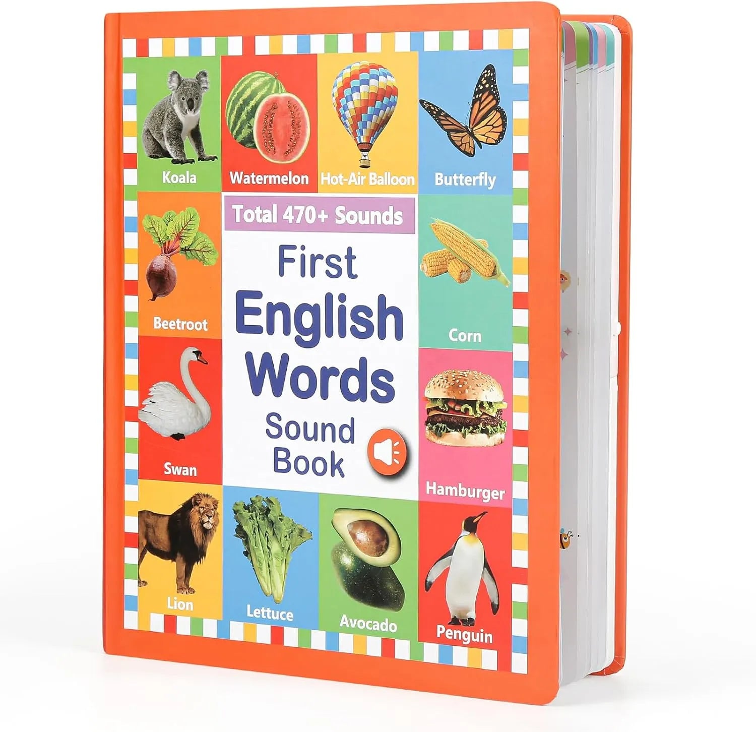 4 In 1 First English Word Talking Book Set For Kids