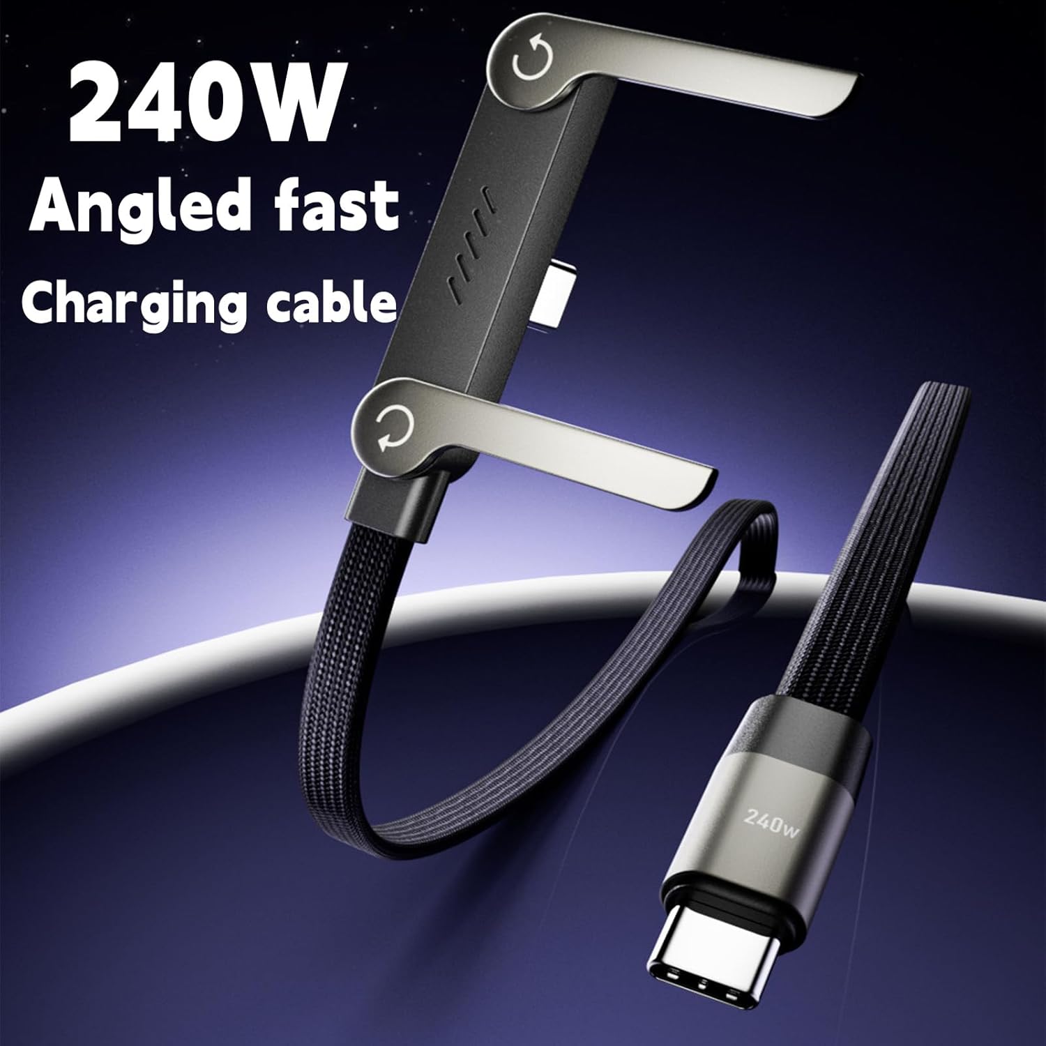 240W Fast Charging Cable — 99.99 QAR