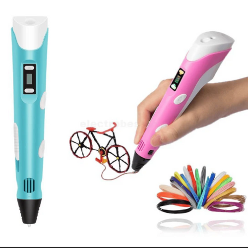 3D Printer 3D Pen for Kids 3D Printing DIY Drawing Pen LCD Display