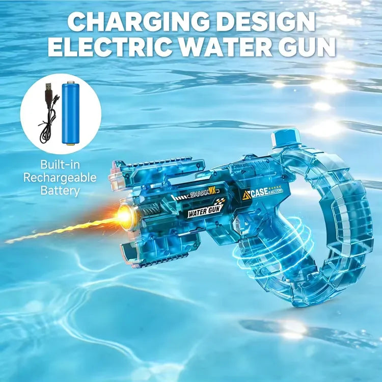 Automatic Squirt Gun Blaster 26-32ft Long Range LED Water Shooting Toy