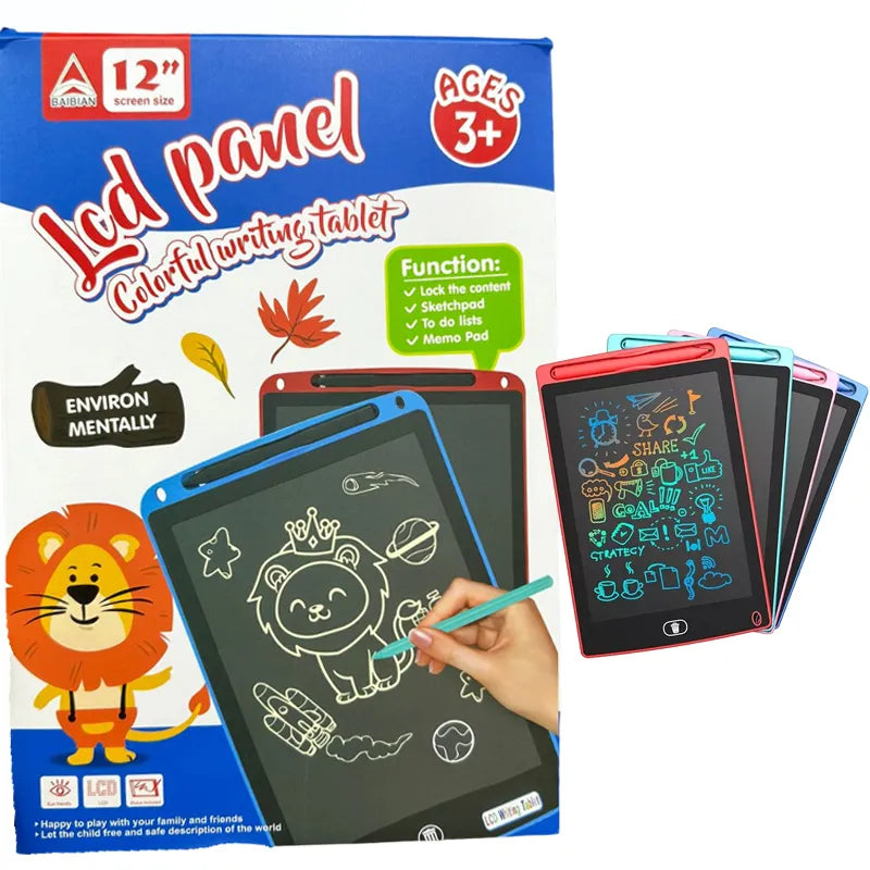 LCD Panel Colorful Writing Tablet – 10 Inch