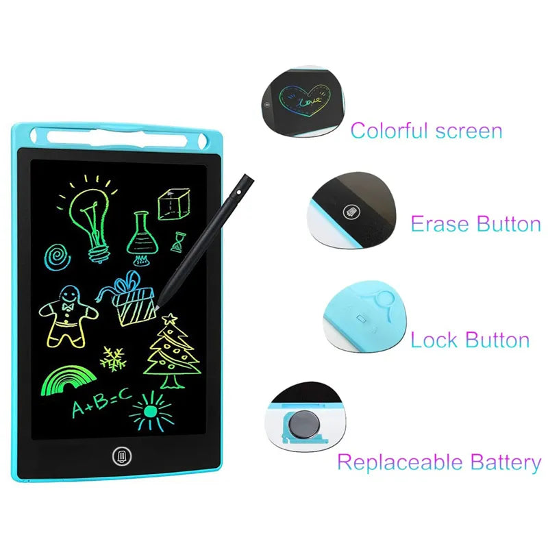 LCD Panel Colorful Writing Tablet – 10 Inch